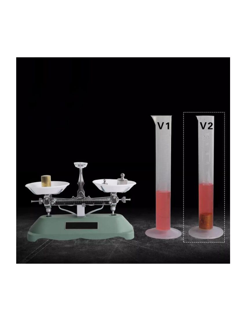 Physik Experimente - Physikalisches Experiment zur Messung der Dichte einer Substanz